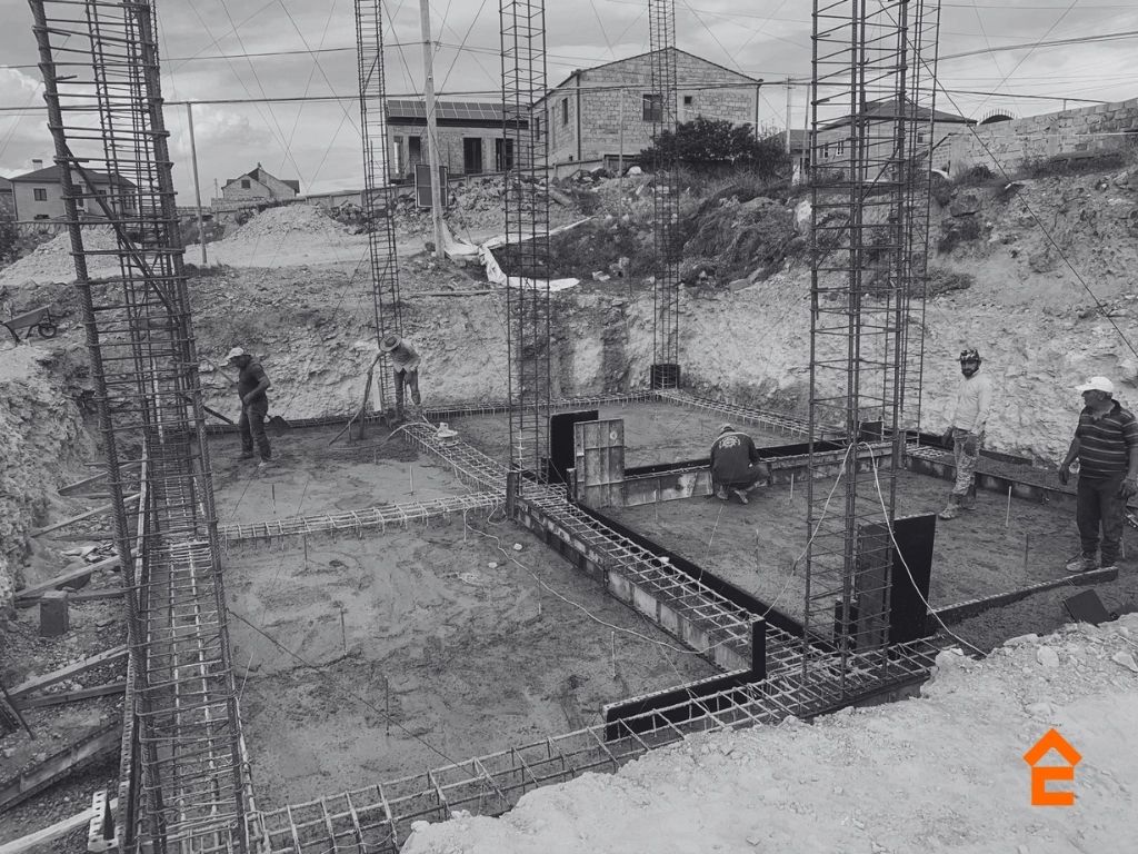 Բետոնային աշխատանքներ Դավթաշենում